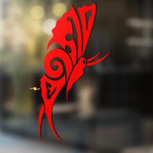 Tribal Butterfly Universal Vinyl Decal Sticker_2