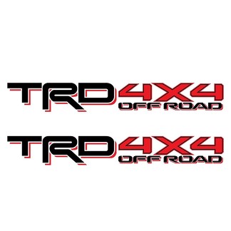 Set of 2: 2017-2018 TRD 4X4 offroad Toyota Tacoma Tundra bedside fullcolor decal