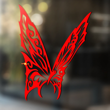 Flying Butterfly Tribal Style Universal Vinyl Decal Sticker_2