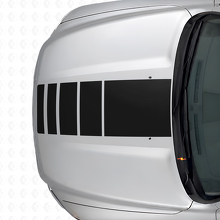 Strobe Stile Stripes Hood & Bedside Vinyl Decal Kit for Dodge Ram 1500_2