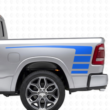 Strobe Stile Stripes Hood & Bedside Vinyl Decal Kit for Dodge Ram 1500_3
