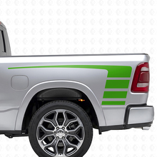 Strobe Stile Stripes Hood & Bedside Vinyl Decal Kit for Dodge Ram 1500_6