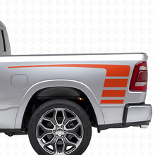 Strobe Stile Stripes Hood & Bedside Vinyl Decal Kit for Dodge Ram 1500_7