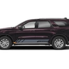 Brand Lettering Lower Side Door Stripe Vinyl Decal Kit for Dodge Durango_2