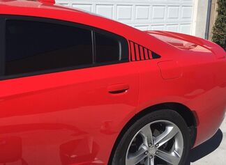 2X Dodge Charger Louver style C Pillar Decal 2011 2012 2013 2014 2015 2016 2017