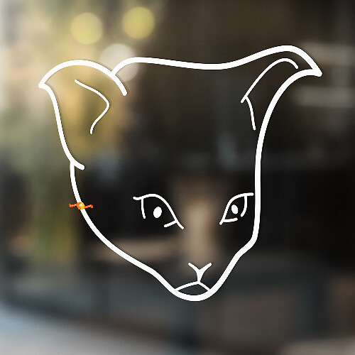 Cat's head Universal Vinyl Decal Sticker
