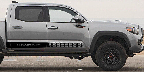 2x Toyota Tacoma 2016  side skirt Vinyl Decals graphics rally sticker kit