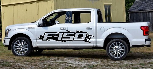 Side Large Vinyl Decals Graphics Rally Sticker Kit for Ford F150 Raptor