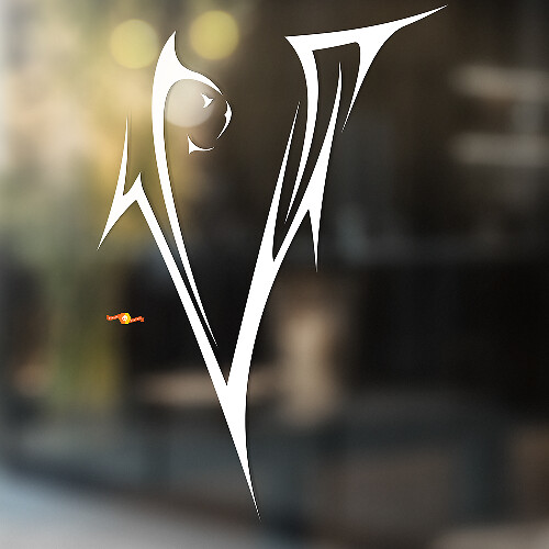 Trybal Style Cat Universal Vinyl Decal Sticker_1