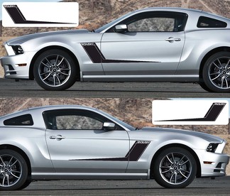 2x Ford Mustang side roush Vinyl Decals graphics rally stripe kit
