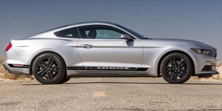 Ford Mustang 2015-2020 side Vinyl Racing Decals HASTE ROCKER Graphics Stripes