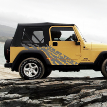 Custom Vinyl Wrap Kit Wrangler Torn for Jeep Wrangler TJ YJ 2