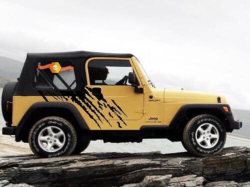 Splash Vinyl Wrap Kit for Jeep Wrangler TJ JK