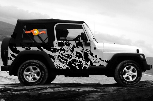 Nightmare Vinyl Wrap Kit for Jeep Wrangler TJ JK