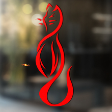 Smooth Lines Style Cat Universal Vinyl Decal Sticker_2