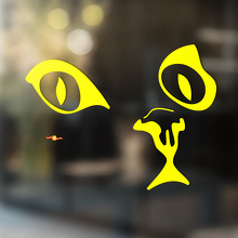 Cat Face Universal Vinyl Decal Sticker_2