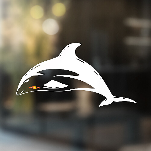 Dolphin Universal Vinyl Decal Sticker
