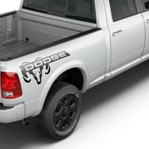 Brand Logo Bedside Vinyl Decal Sticker for Dodge Ram 1500