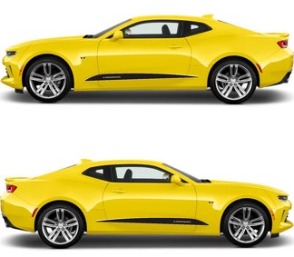 Side Scallop Spears Vinyl Graphics Decals Stripes for Camaro 2016- 2018