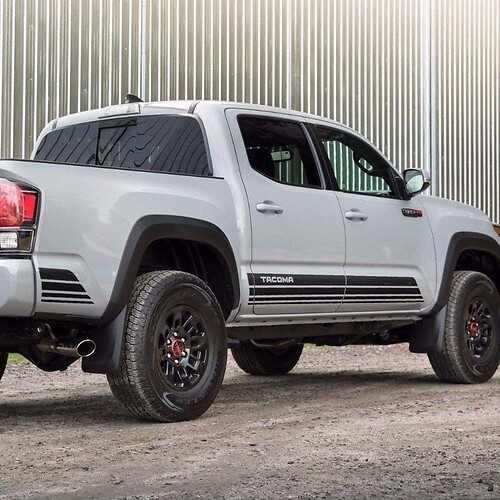 Triple Stripes Side Vinyl Decal Sticker for Toyota Tacoma