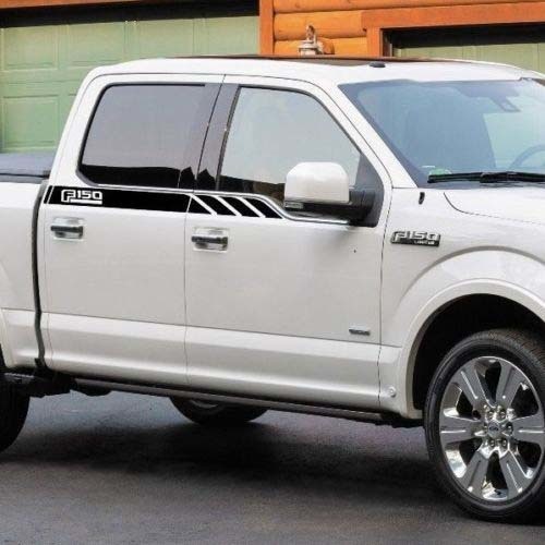 MK13 Side Stripes Vinyl Decal Kit for Musclecar F-150 2015-2018