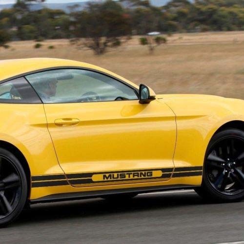 Retro Side Stripe Graphics Sticker Decal for Ford Mustang 6th Gen 2013-2020