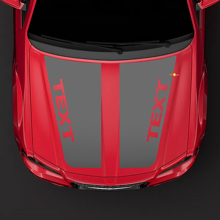 HEMI style hood Sticker Decal top blackout pre-cut for 2005-2010 Chrysler 300C SRT-8 3