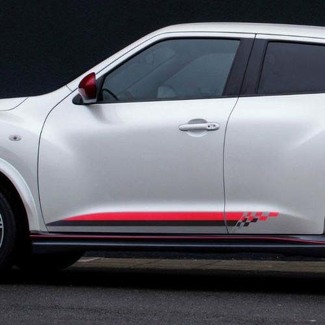 Nissan Juke decal rocker stripes side graphics decal door panel