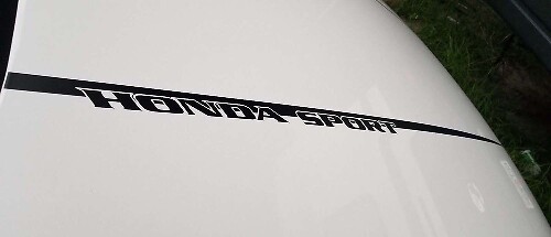 Thin Sport Stripe Hood Vinyl Decal Sticker for Honda Accord 2018