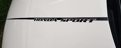 Honda Sport Stripe Hood Vinyl Decal Sticker for Honda Accord 2018