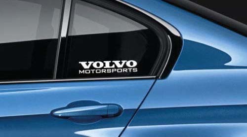 Volvo Motorsports Side Window Vinyl Decal For Volvo