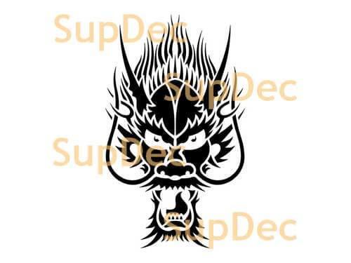 Dragon Vinyl Art Wall Window Bathroom Sticker Decal #5
