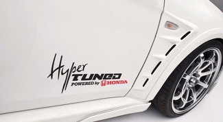 Hyper Tuned Powered By Honda Car Decal Vinyl Sticker Civic Si Accord S2000 JDM