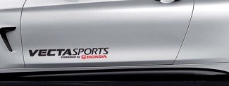 Vecta Sports Powered by Honda Car Decal Vinyl Sticker Si Civic Accord S2000 Si