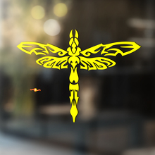 Dragonfly Tribal Style Universal Vinyl Decal Sticker_3