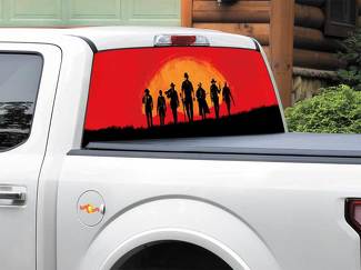 Red Dead Redemption 2 Finestra posteriore o tailgata Decalcomania Adesivo Pick-up Truck SUV