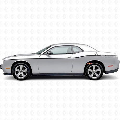 Thin Custom Stripes Side Vinyl Decal Sticker for Dodge Challenger