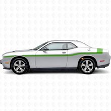 Outline Stripes Side Vinyl Decal Sticker for Dodge Challenger_3