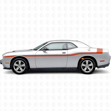 Outline Stripes Side Vinyl Decal Sticker for Dodge Challenger_4