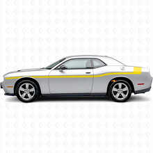 Outline Stripes Side Vinyl Decal Sticker for Dodge Challenger_5