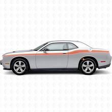 Accent Stripes Side Vinyl Decal Sticker for Dodge Challenger_4