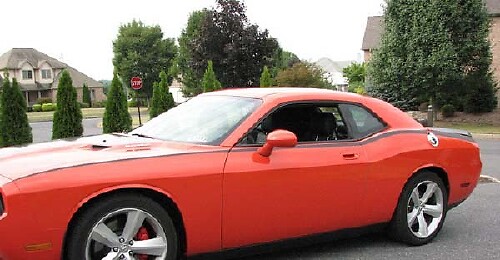 Pinstripe Bodyline Side Stripe Vinyl Decal Sticker for Dodge Challenger