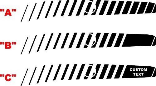 Rear Strobe Accent Side Stripe Kit for Dodge Challenger