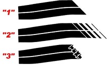Style Side Stripe Vinyl Decal Sticker for Dodge Challenger 2