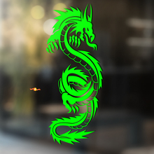 Writhing Fire Dragon Universal Vinyl Decal Sticker_3
