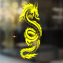 Writhing Fire Dragon Universal Vinyl Decal Sticker_4