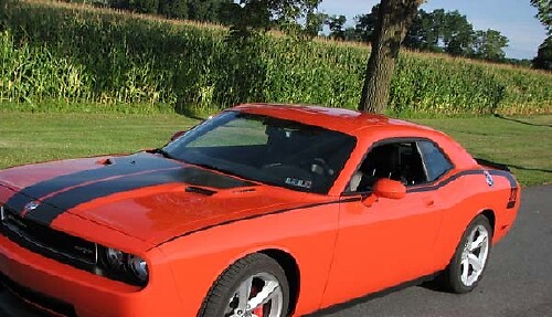 Hockey Bodyline Side Stripe Vinyl Decal Sticker for Dodge Challenger