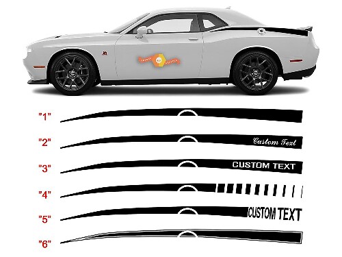 Rear Panel QP Stinger Stripe Kits for Dodge Challenger