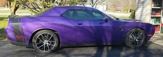 2008 & Up Dodge Challenger Scat Pack Style Tail Stripe Decal Kit Scatpack