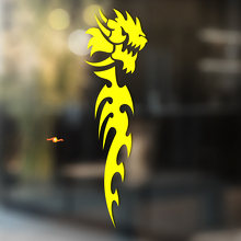 Tribal Dragon Minimalist Art Universal Vinyl Decal Sticker_4